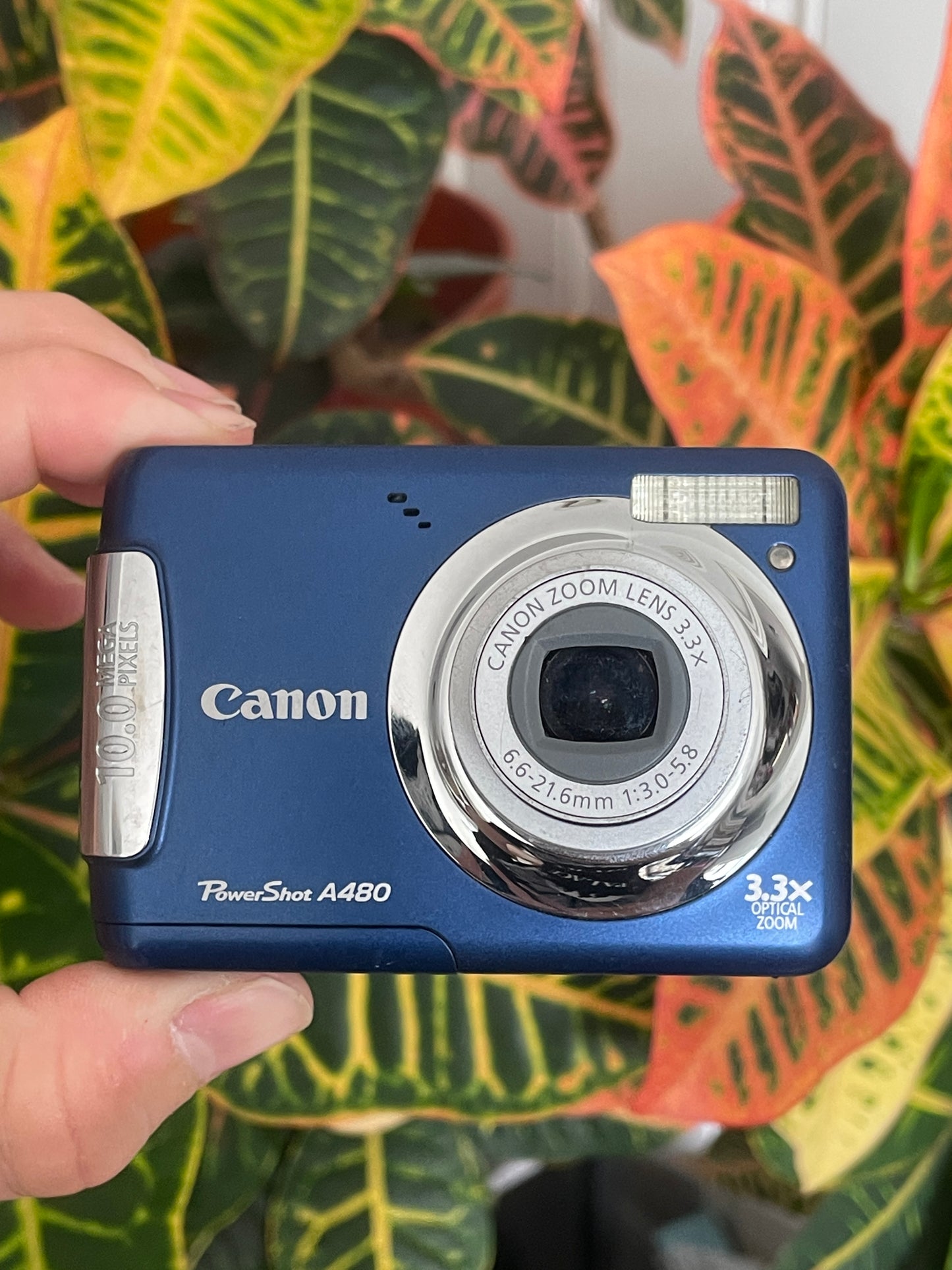 Canon PowerShot A480 10 MP Digital Camera Bundle - Blue