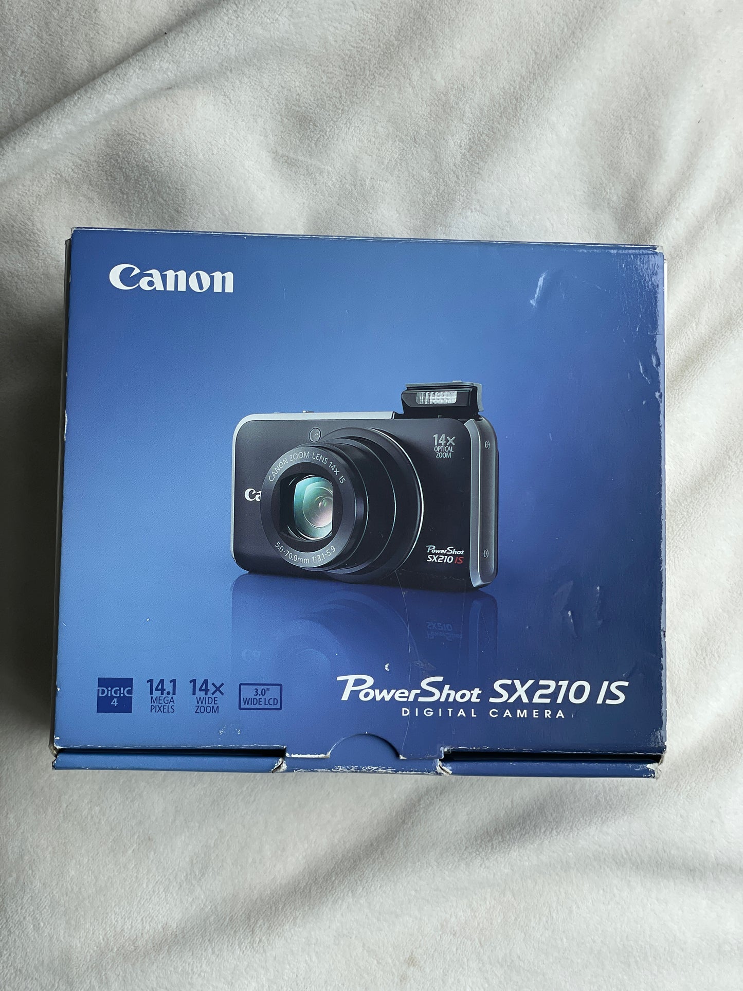 Canon PowerShot SX210 IS 14.1 MP Digital Camera Bundle - Complete in Box