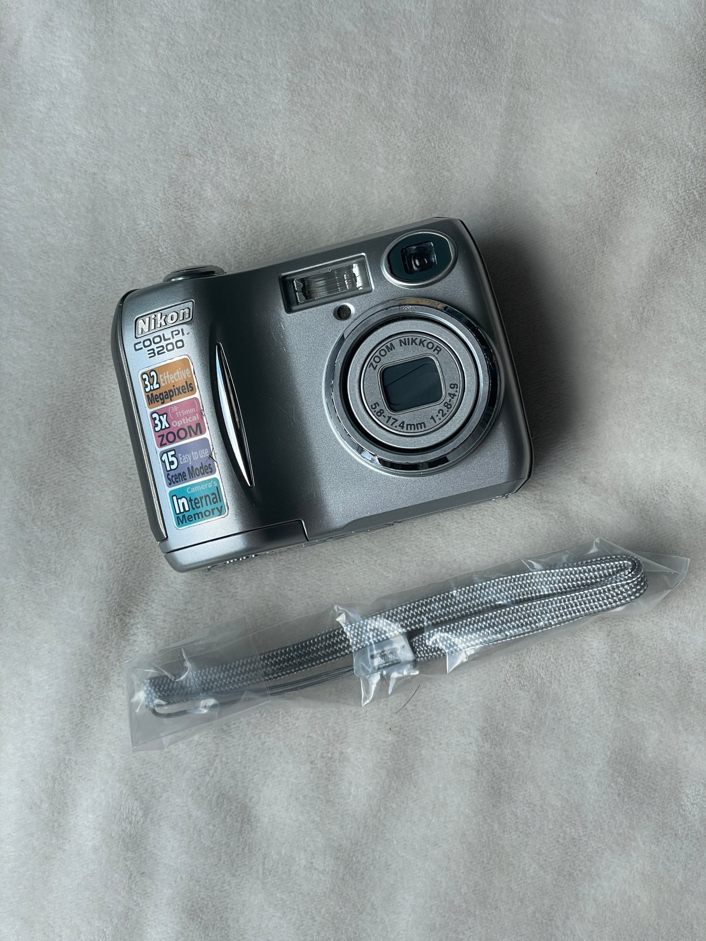 Nikon CoolPix 3200 3.2 MP Digital Camera Bundle - Complete in Box