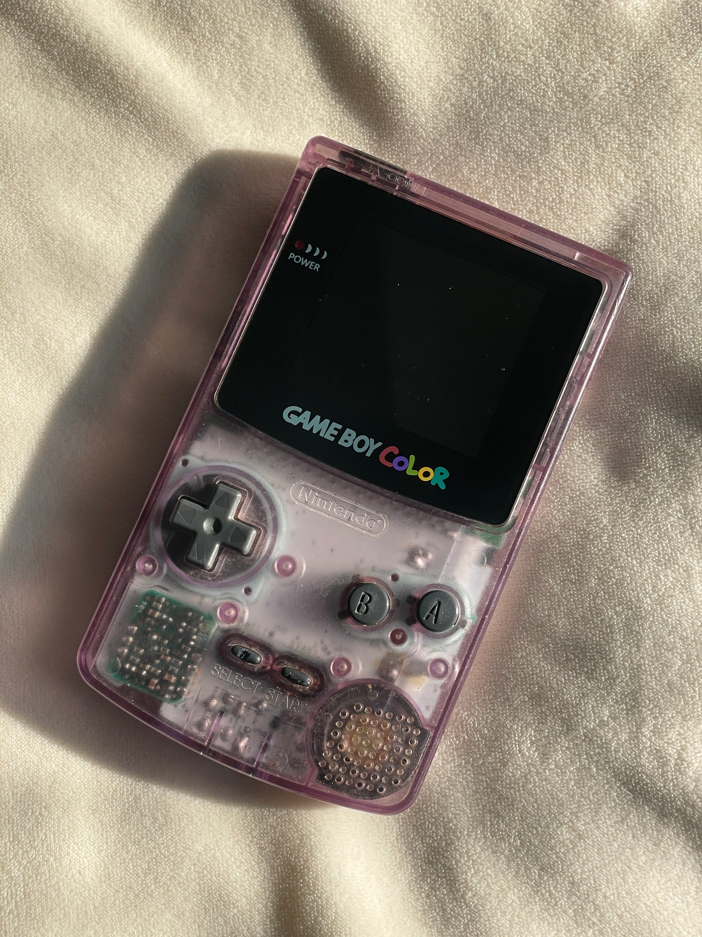GameBoy Color - Atomic Purple with Dr. Mario Game IPS + USBc