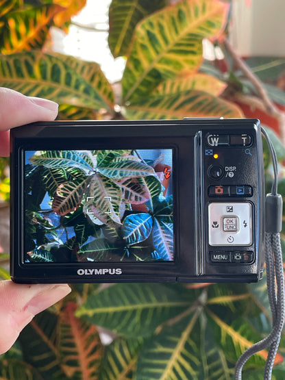 Olympus FE-46 12 MP Digital Camera Bundle - Black