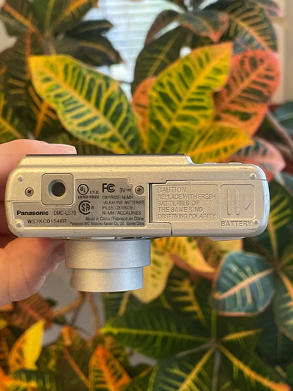 Panasonic Lumix 7.2 MP Digital Camera Bundle - Silver