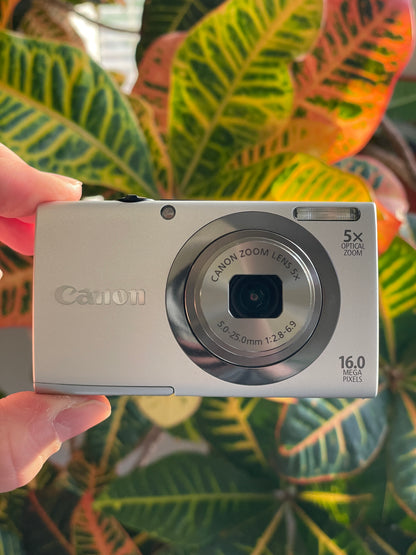 Canon PowerShot A2300 16 MP Digital Camera Bundle - Silver