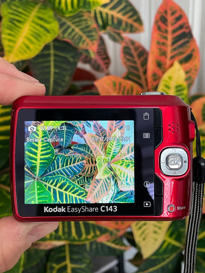 Kodak EasyShare C143 12 MP Digital Camera Bundle - Red