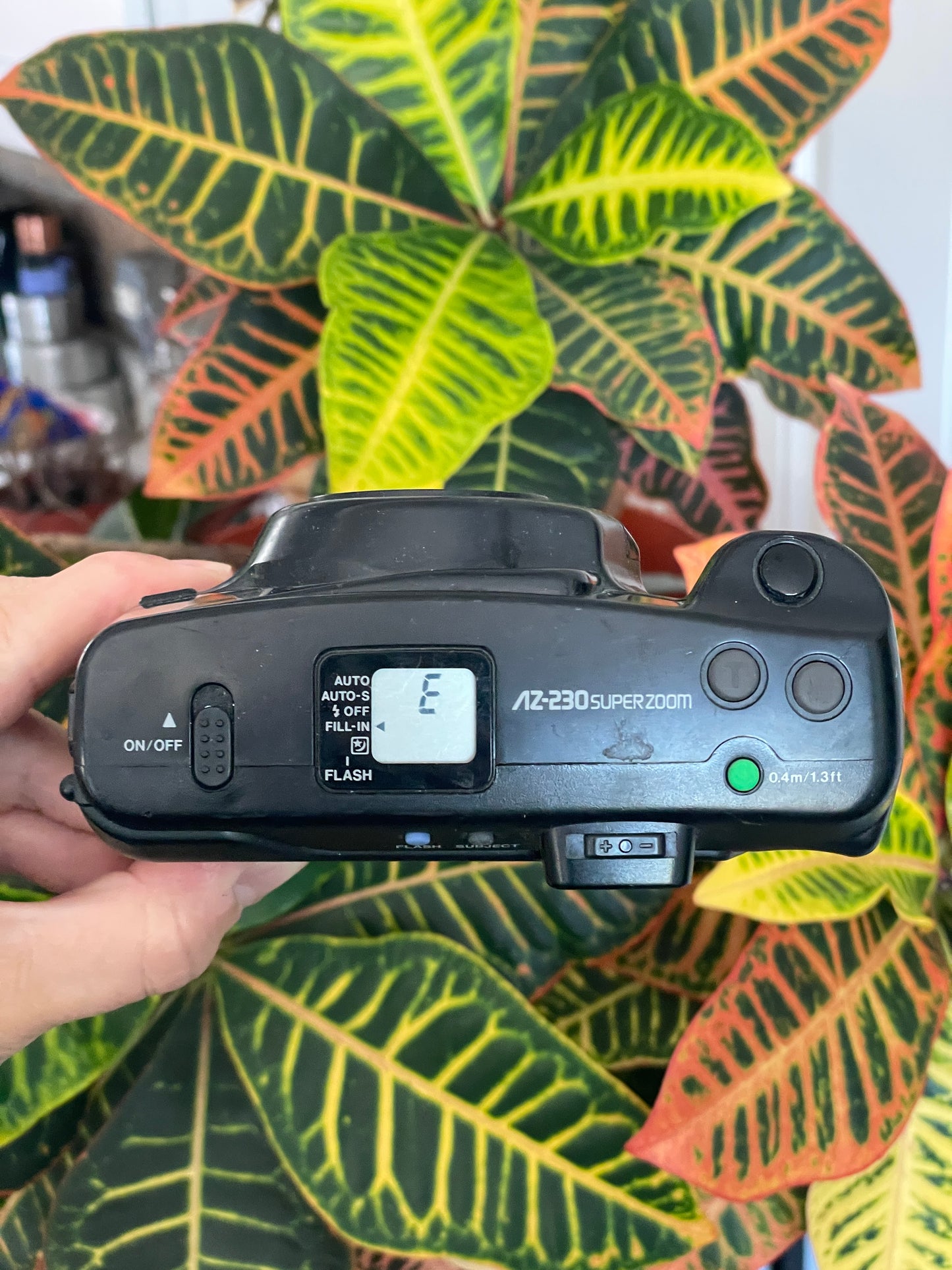 Olympus AZ-230 Super Zoom 38-90mm 35mm Film Camera Bundle