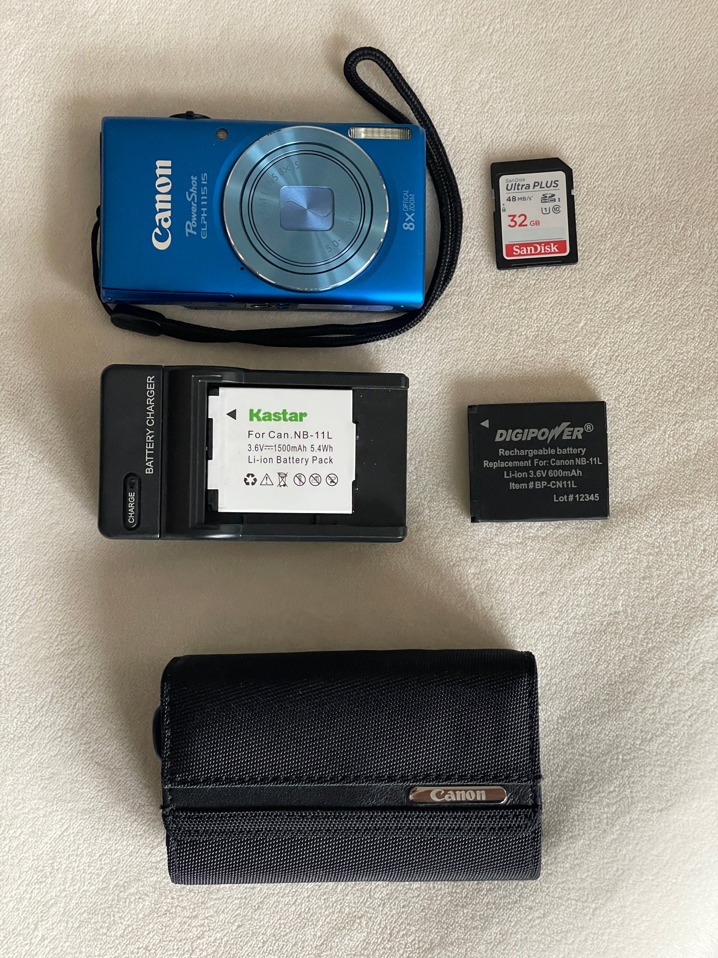Canon PowerShot ELPH 115 IS 16 MP Digital Camera - Blue