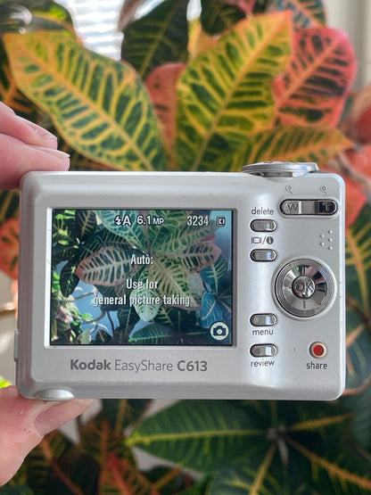 Kodak EasyShare C613 6.2 MP Digital Camera Bundle - White