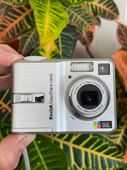 Kodak EasyShare C643 6.1 MP Digital Camera Bundle - Silver