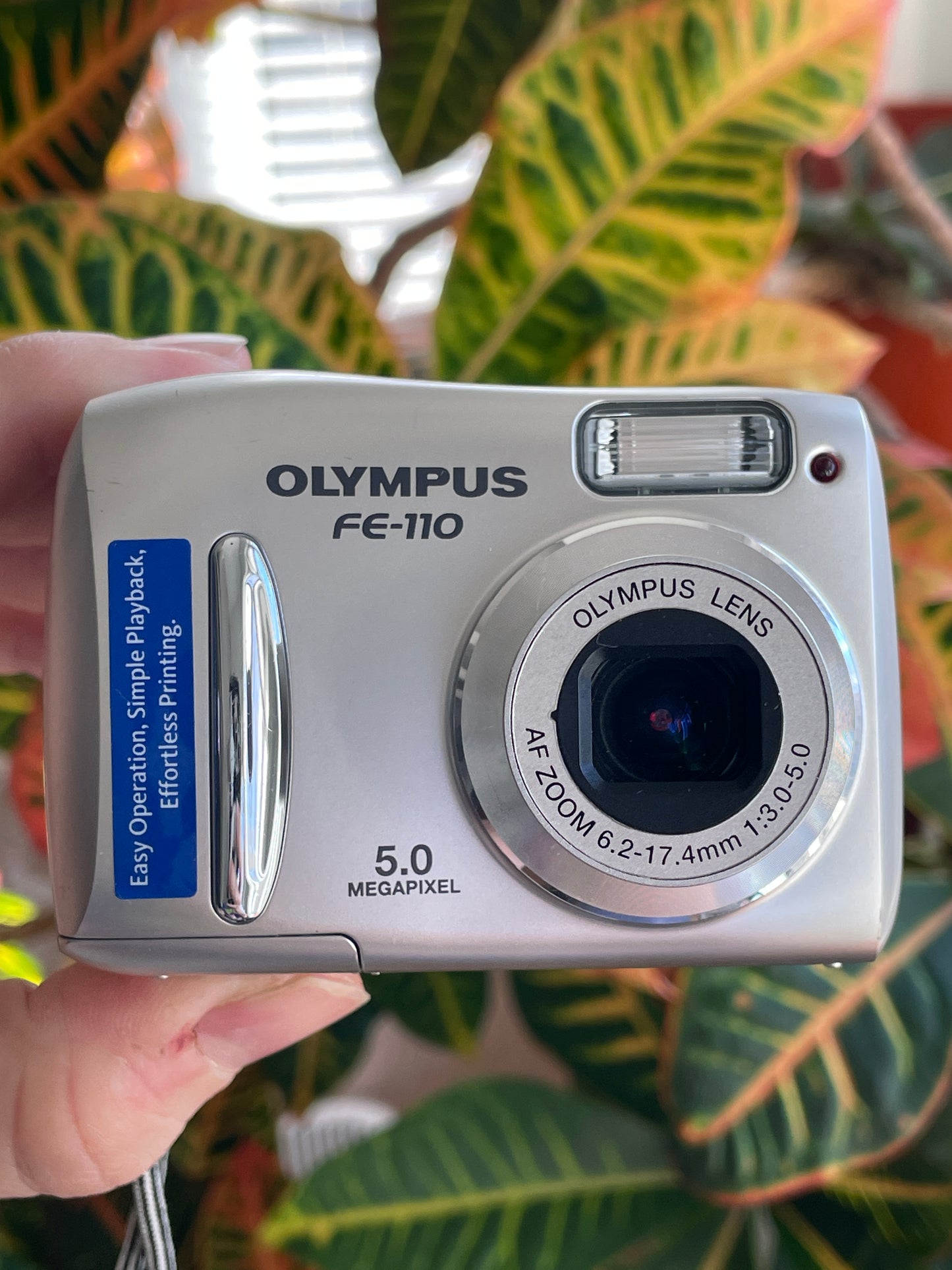 Olympus FE-110 5.0 MP Digital Camera Bundle - Silver - In Box