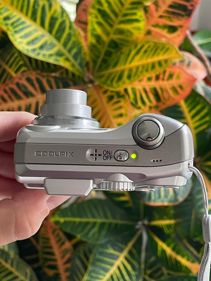 Nikon CoolPix 3200 3.2 MP Digital Camera Bundle - Silver