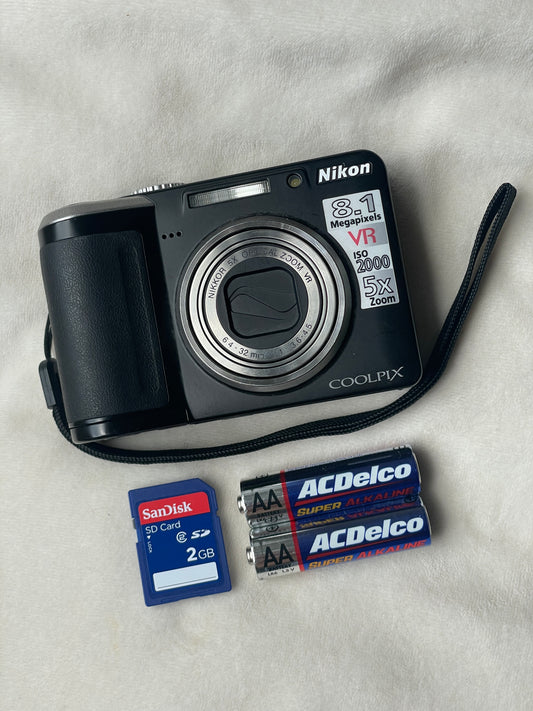 Nikon CoolPix P60 8.1 MP Digital Camera - Black
