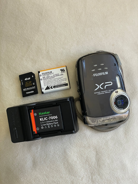 FujiFilm FinePix XP10 12.2 MP Digital Camera Bundle - Black