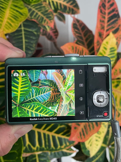 Kodak EasyShare M340 10.2 MP Digital Camera Bundle - Seafoam Green