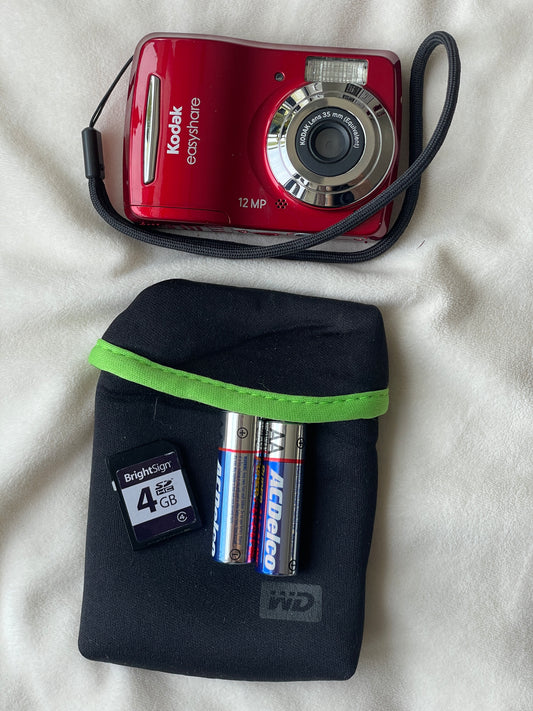 Kodak EasyShare C1505 12 MP Digital Camera - Red