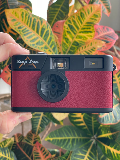 Camp Snap Camera (Screen-Free 8 MP Digital Camera) - Crimson Red