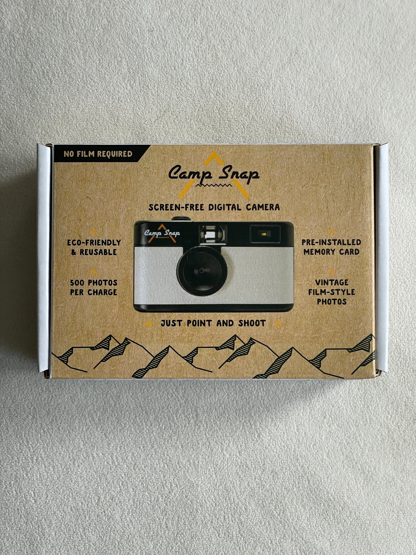 Camp Snap Camera (Screen-Free 8 MP Digital Camera) - Arctic White