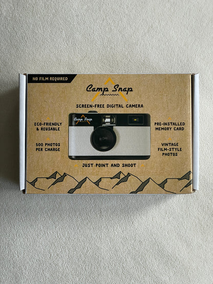 Camp Snap Camera (Screen-Free 8 MP Digital Camera) - Arctic White