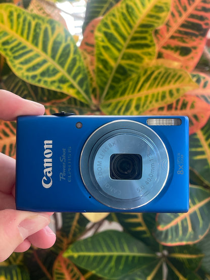 Canon PowerShot ELPH 115 IS 16 MP Digital Camera Bundle - Blue