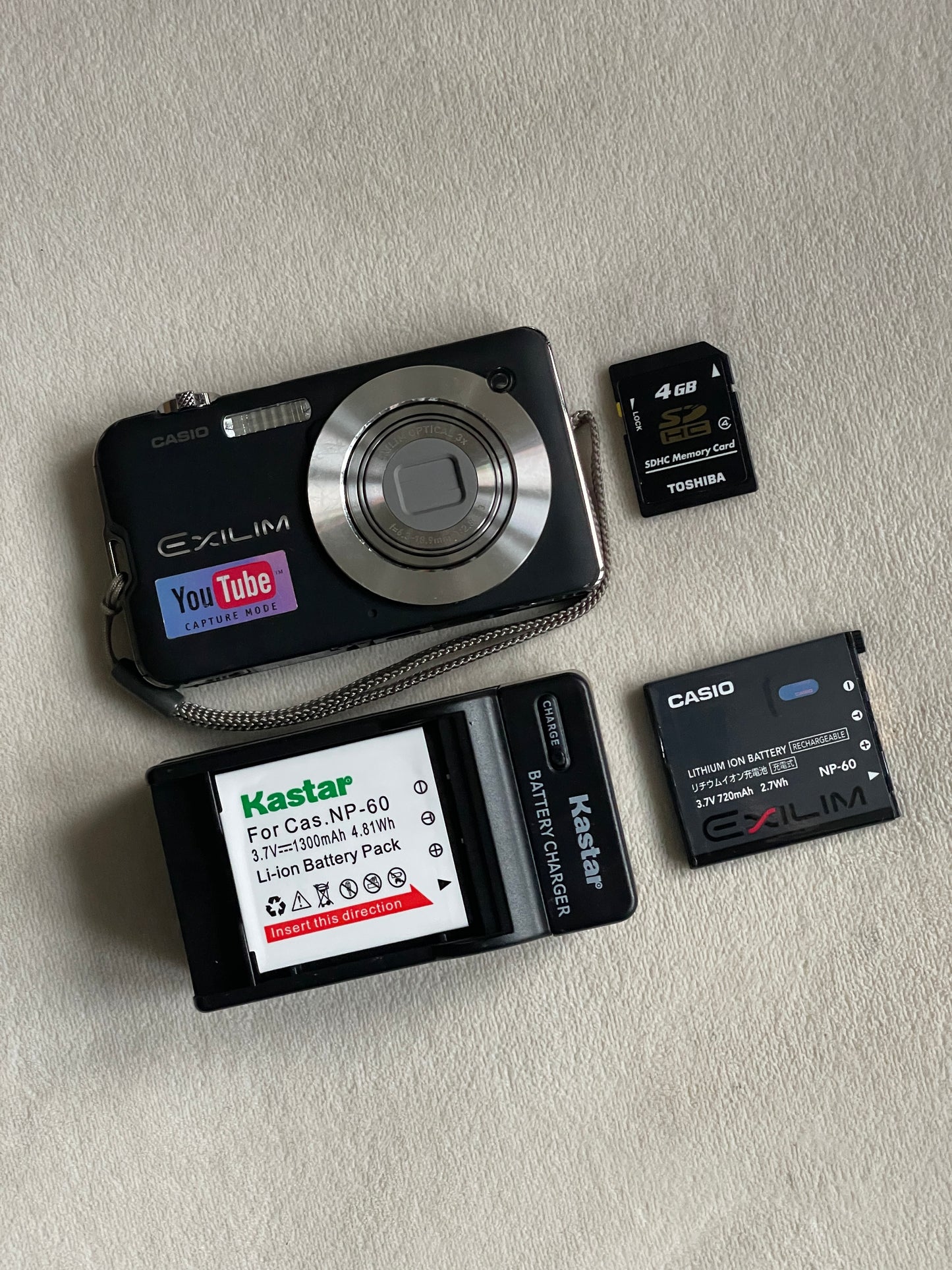 Casio Exilim EX-S10 10.1 MP Digital Camera Bundle - Black