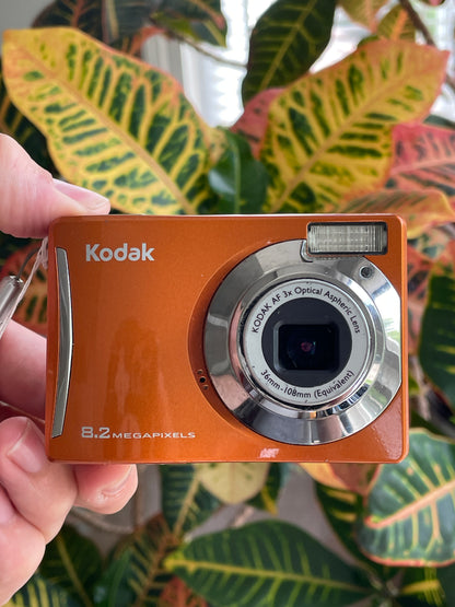 Kodak EasyShare C140 8.2 MP Digital Camera Bundle - Orange