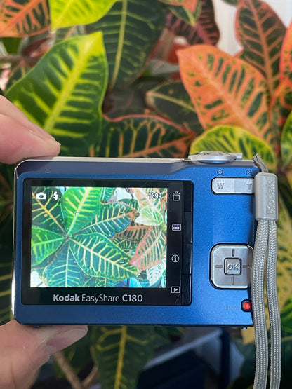 Kodak EasyShare C180 10.2 MP Digital Camera Bundle - Blue