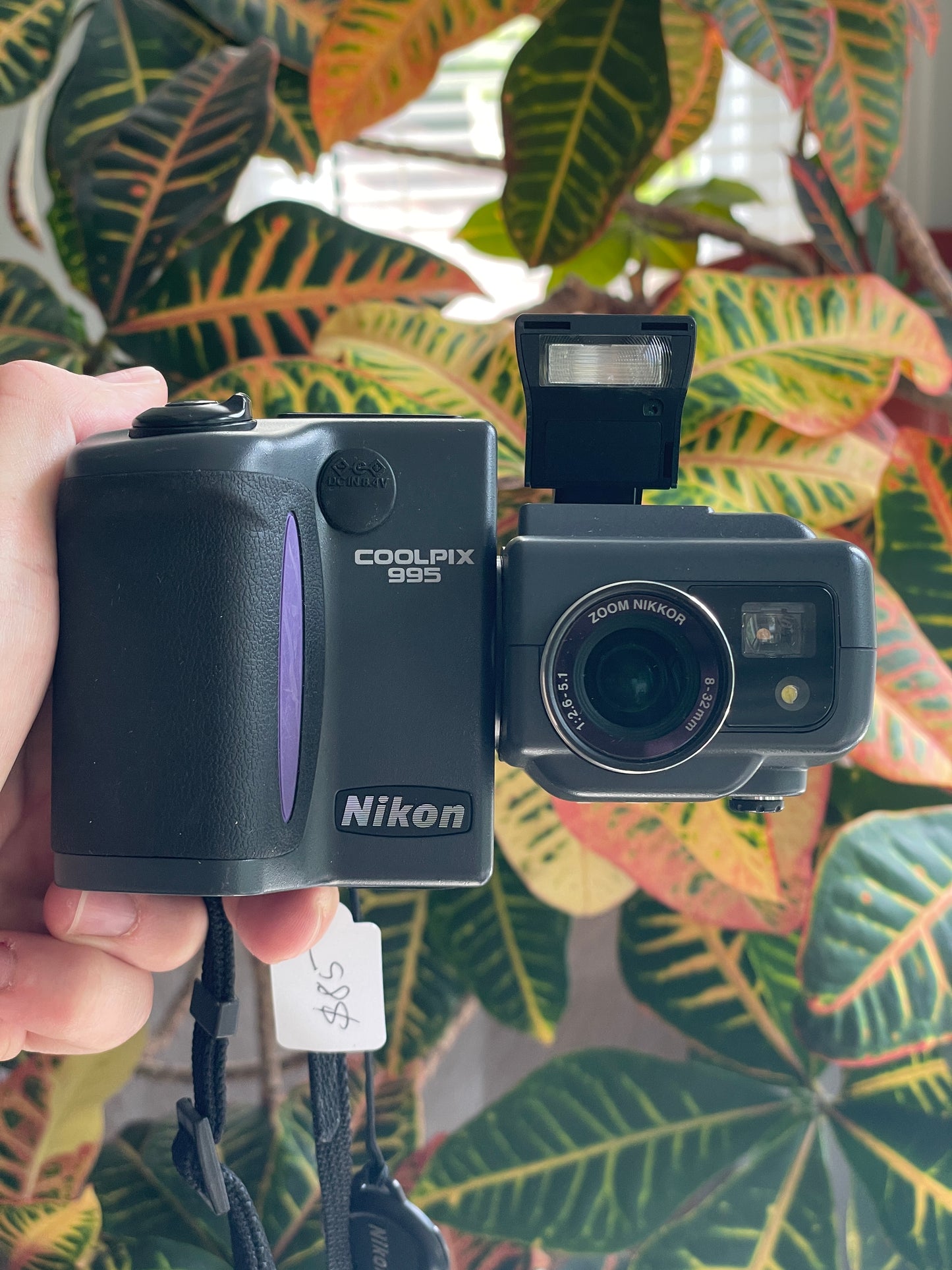 Nikon CoolPix E995 3.3 MP Digital Camera Bundle - Black/Purple