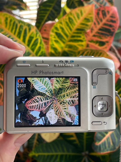 HP Photosmart M537 6.0 MP Digital Camera Bundle - Silver