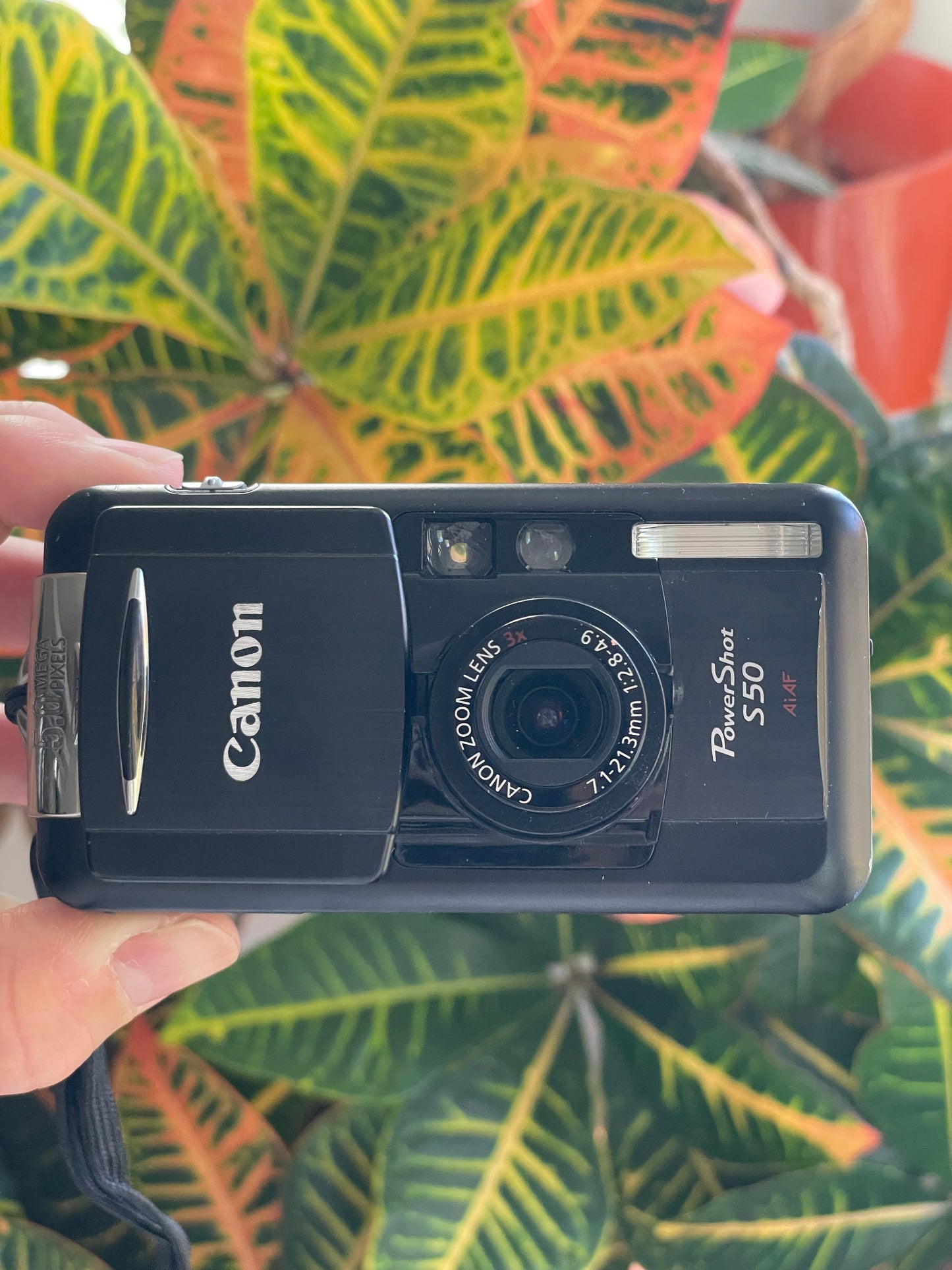 Canon PowerShot S50 5 MP Digital Camera Bundle - Black