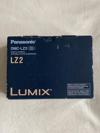 Panasonic Lumix LZ2 5.0 MP Digital Camera Bundle - Silver - Complete in Box
