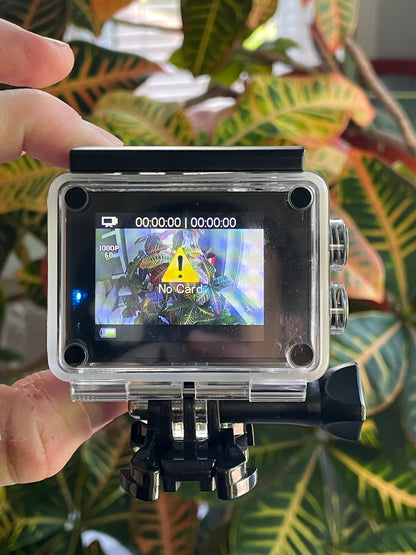 Crosstour 4k Action Camera w/ battery and protective case