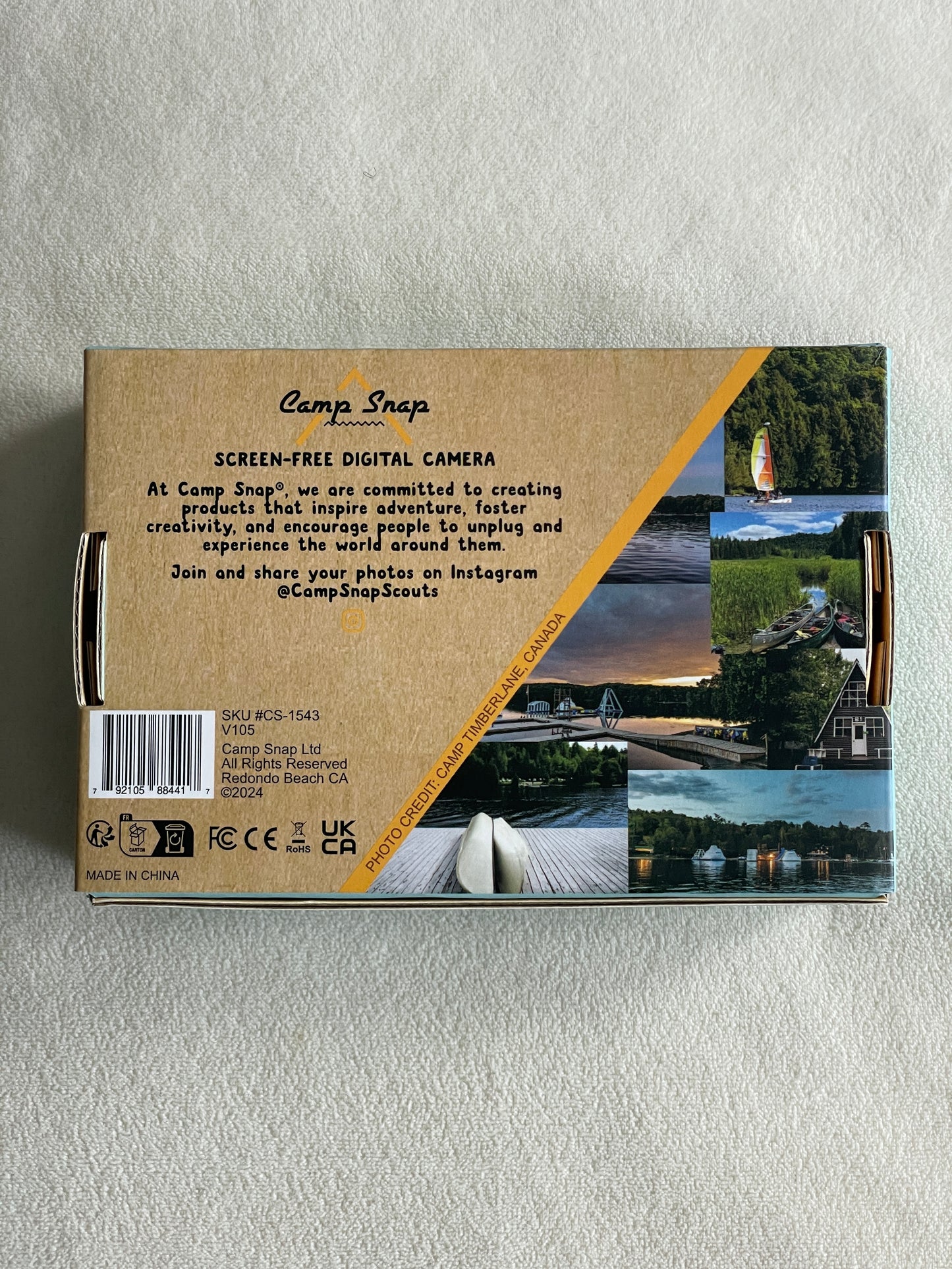 Camp Snap Camera (Screen-Free 8 MP Digital Camera) - Seaglass Blue