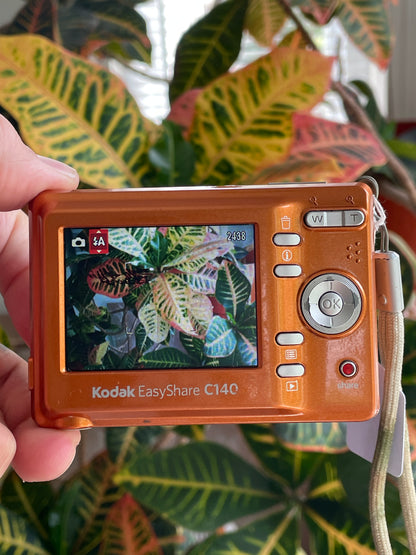 Kodak EasyShare C140 8.2 MP Digital Camera Bundle - Orange