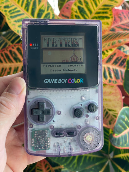 Nintendo Gameboy Color - Atomic Purple + 1989 Tetris Game