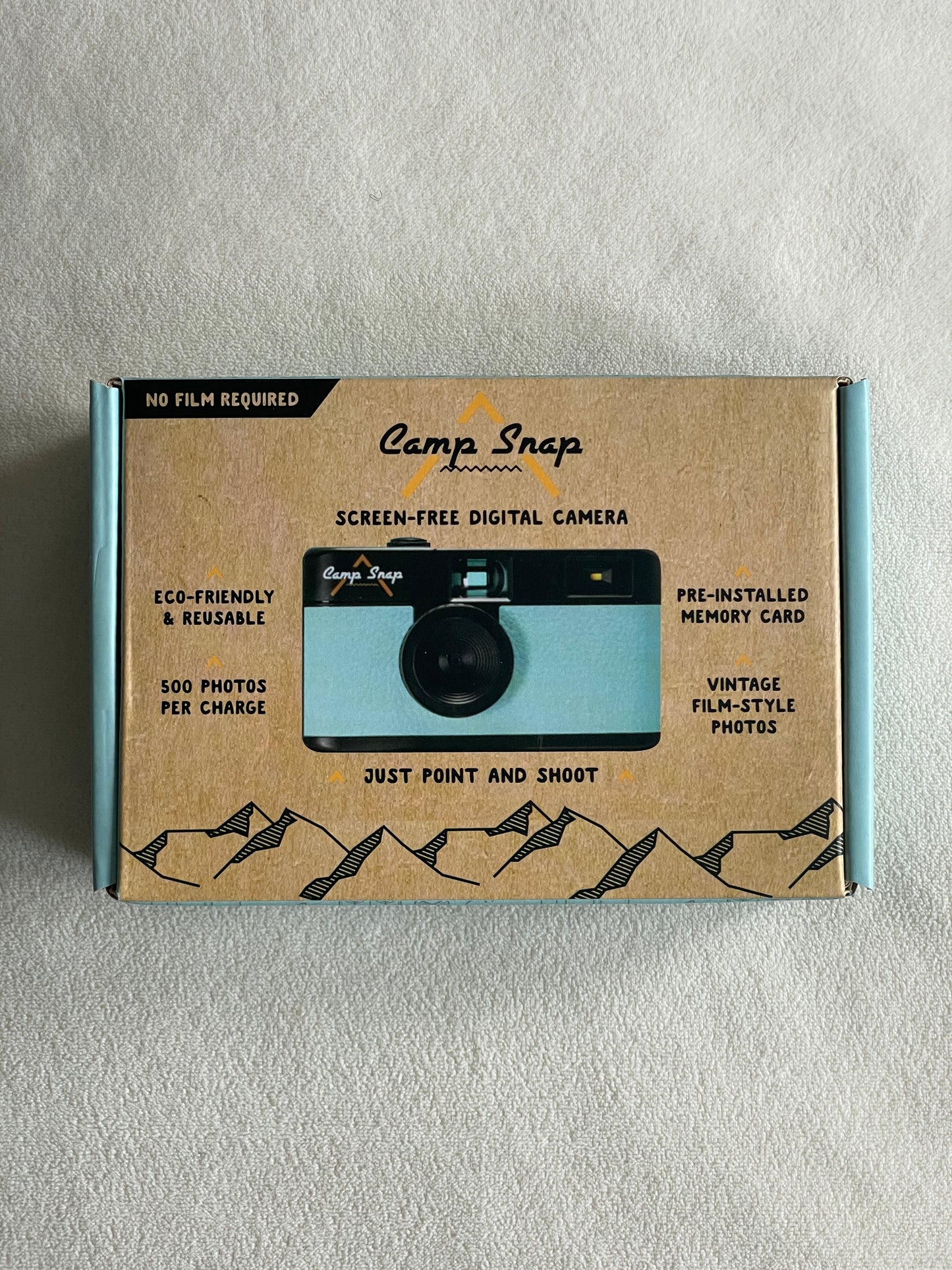 Camp Snap Camera (Screen-Free 8 MP Digital Camera) - Seaglass Blue