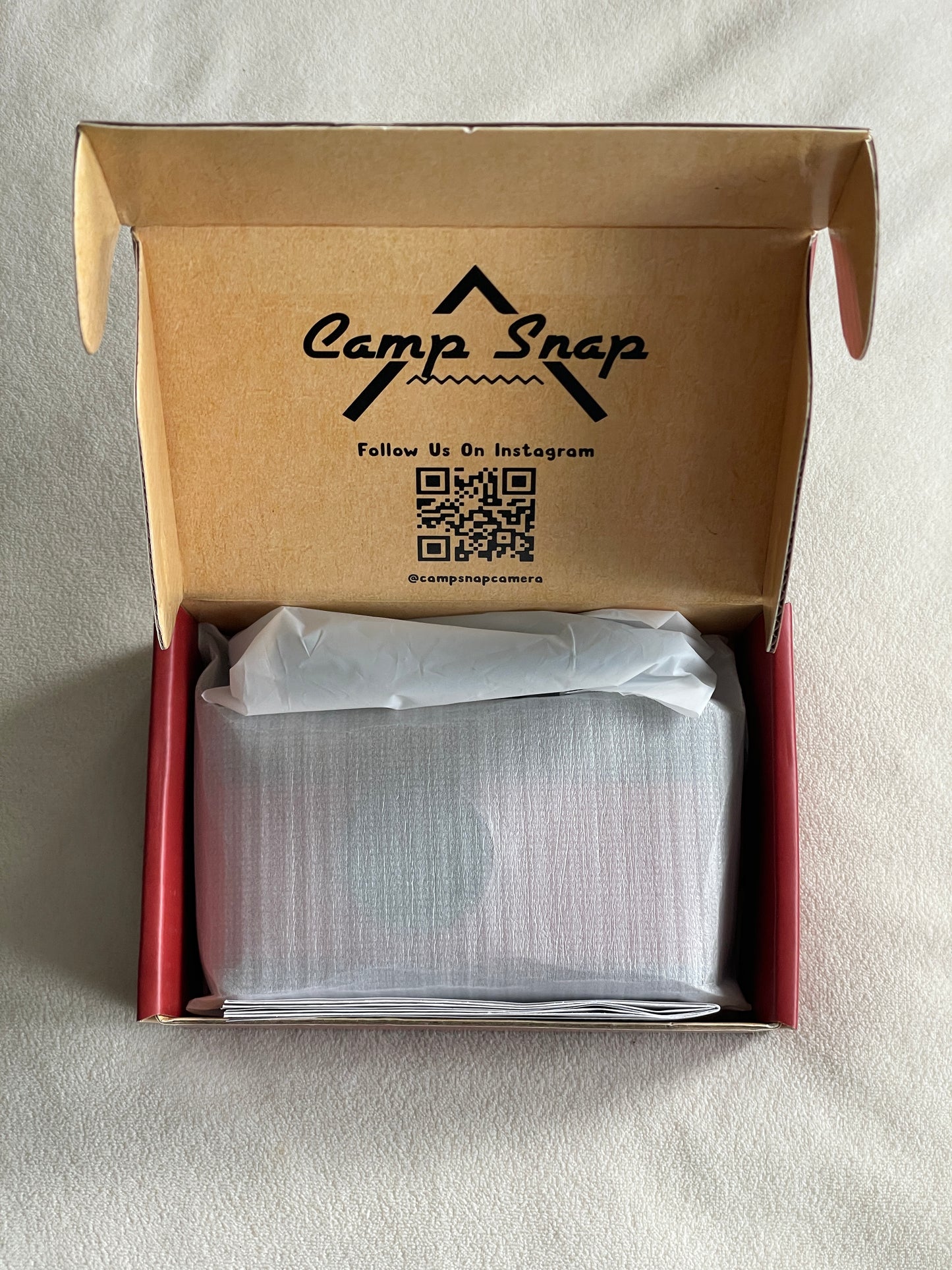 Camp Snap Camera (Screen-Free 8 MP Digital Camera) - Crimson Red