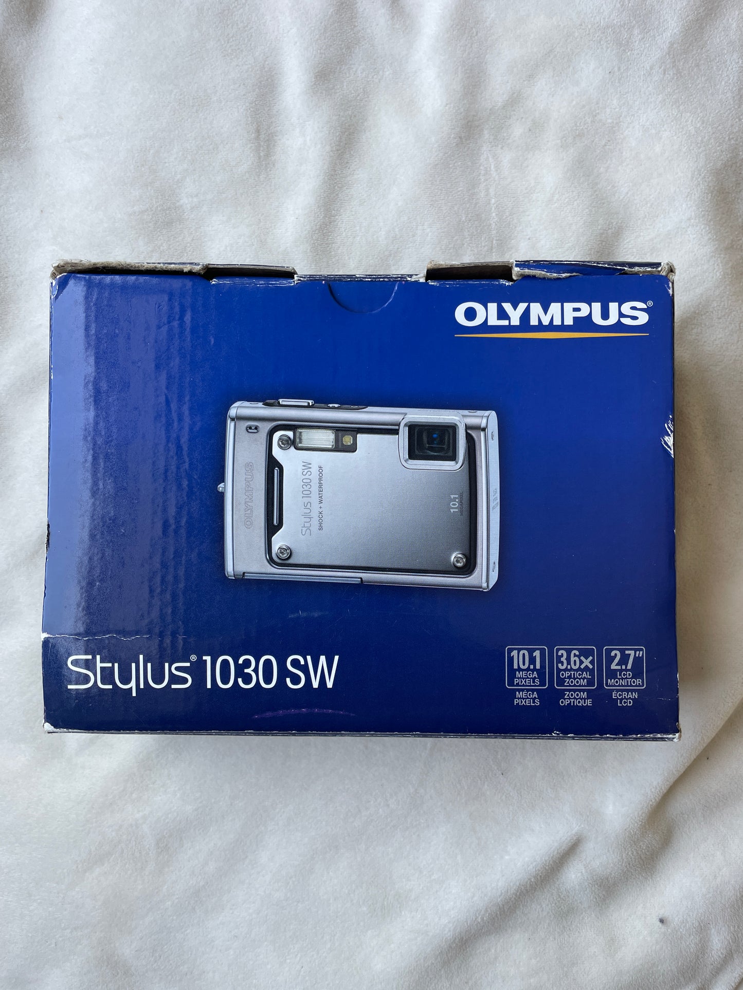 Olympus Stylus 1030 SW 10.1 MP Digital Camera Bundle - Complete in Box