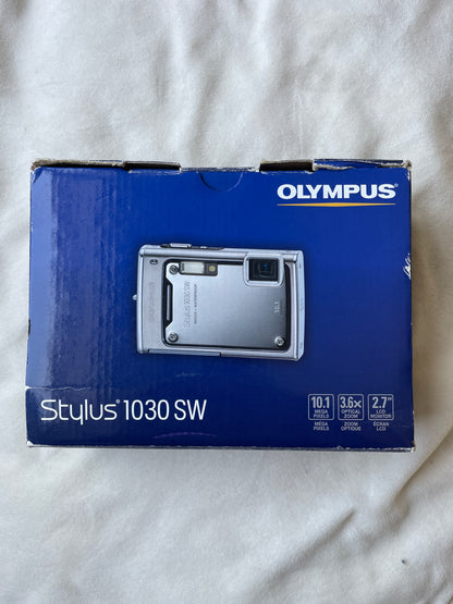 Olympus Stylus 1030 SW 10.1 MP Digital Camera Bundle - Complete in Box