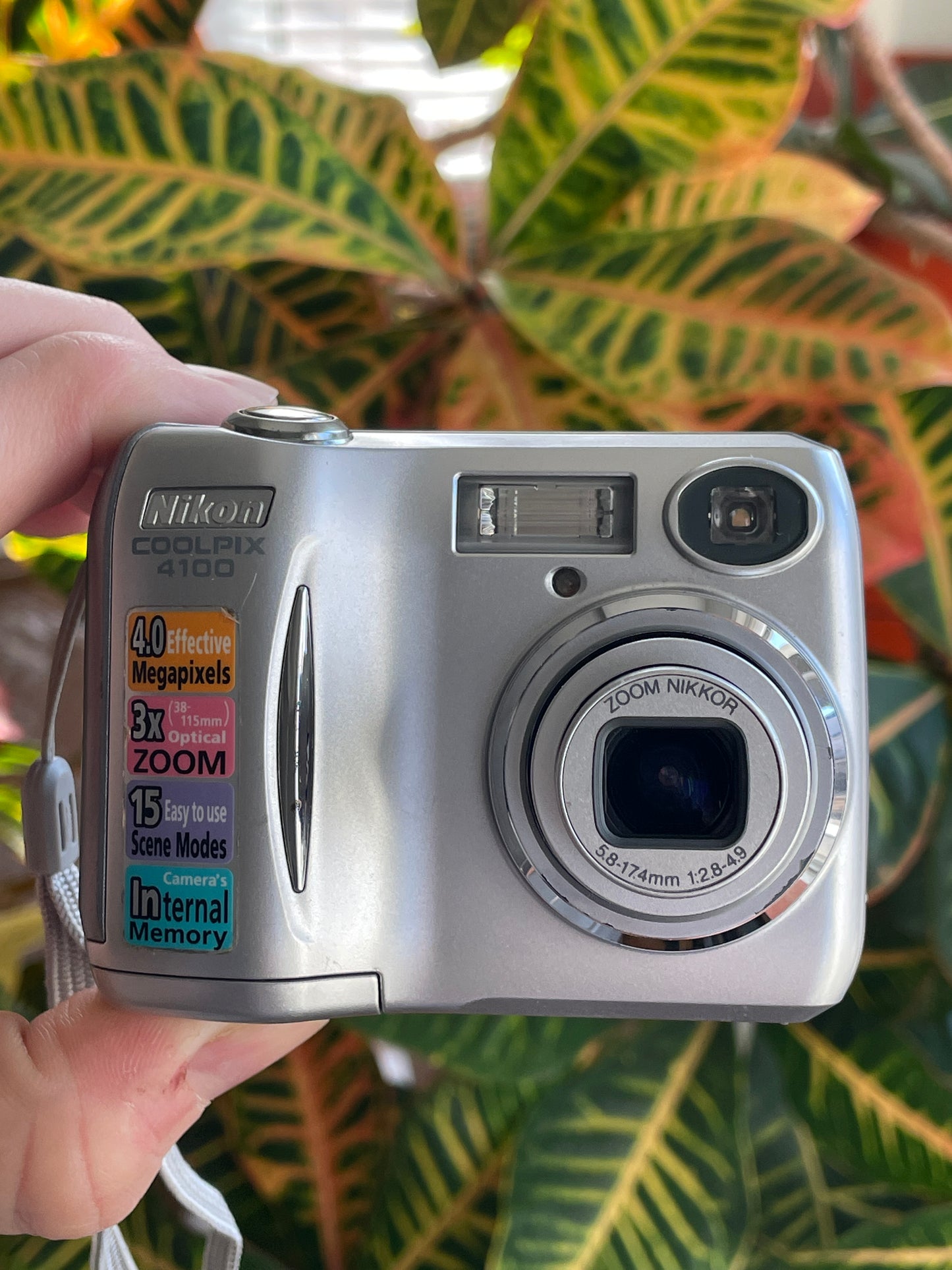 Nikon CoolPix E4100 4.0 MP Digital Camera Bundle - Silver