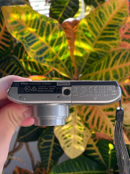 Nikon CoolPix S3600 20.1 MP Digital Camera Bundle