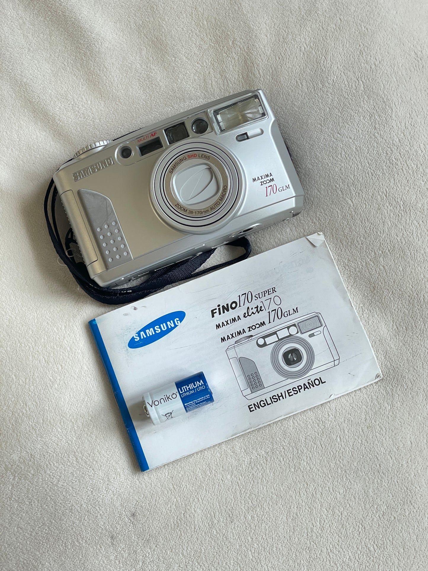 Samsung Maxima Zoom 170 GLM 35mm Film Camera Bundle