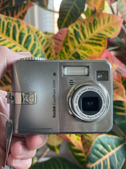 Kodak EasyShare C340 5.0 MP Digital Camera Bundle - Silver