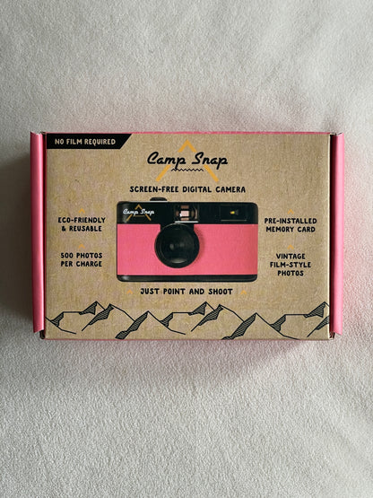 Camp Snap Camera (Screen-Free 8 MP Digital Camera) - Flamingo Pink