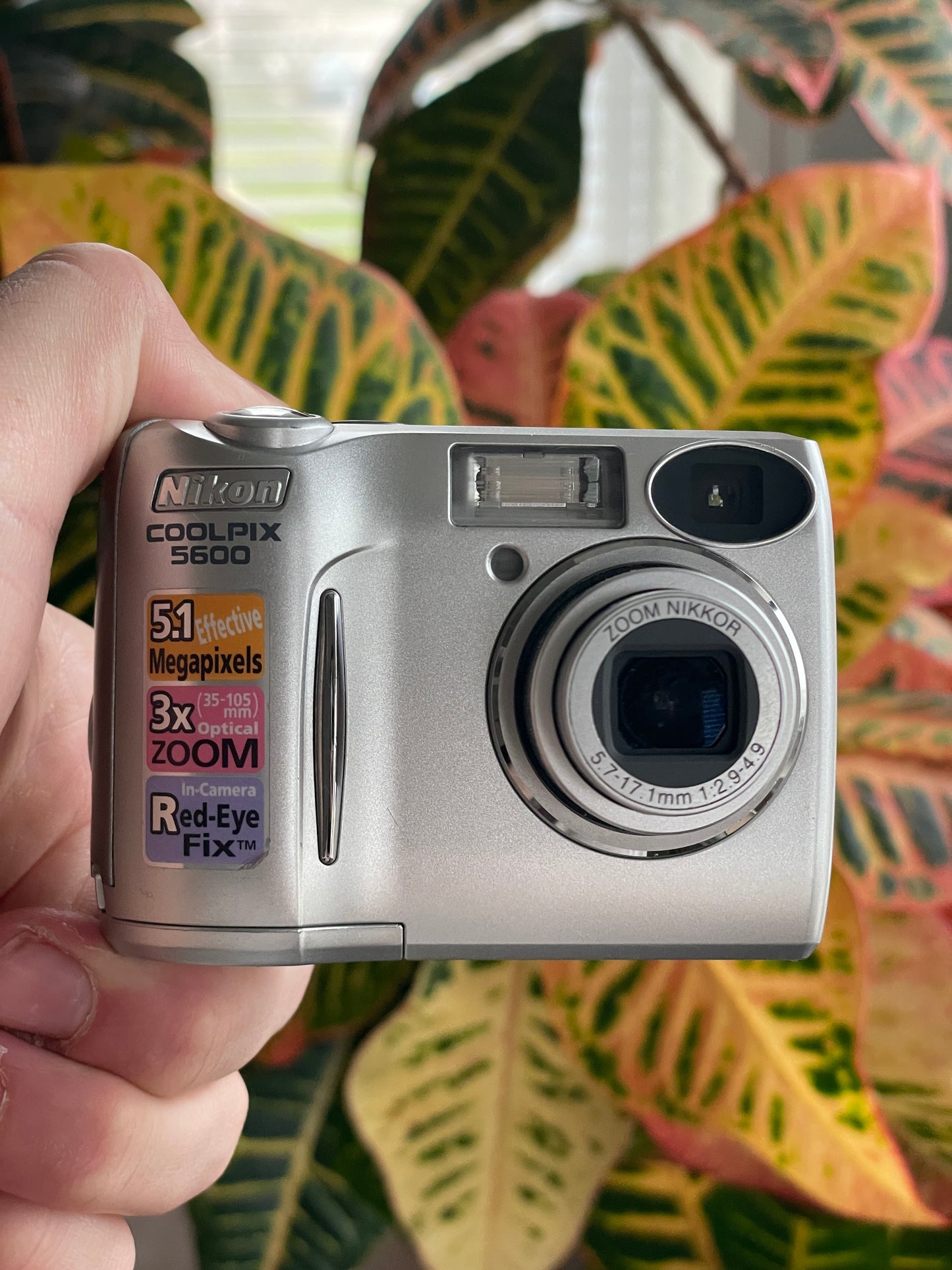 Nikon Coolpix E5600 5.1 MP Digital Camera Bundle - Silver