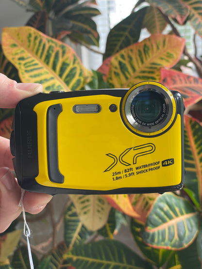 Fujifilm FinePix XP140 16 MP Digital Camera Bundle - Yellow