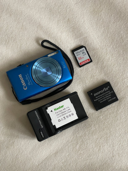Canon PowerShot ELPH 115 IS 16 MP Digital Camera - Blue