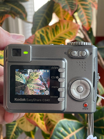 Kodak EasyShare C340 5.0 MP Digital Camera Bundle - Silver