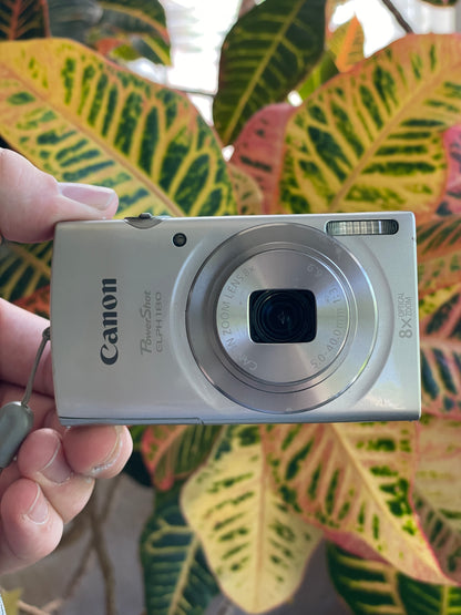 Canon PowerShot ELPH 180 20 MP Digital Camera Bundle - Silver