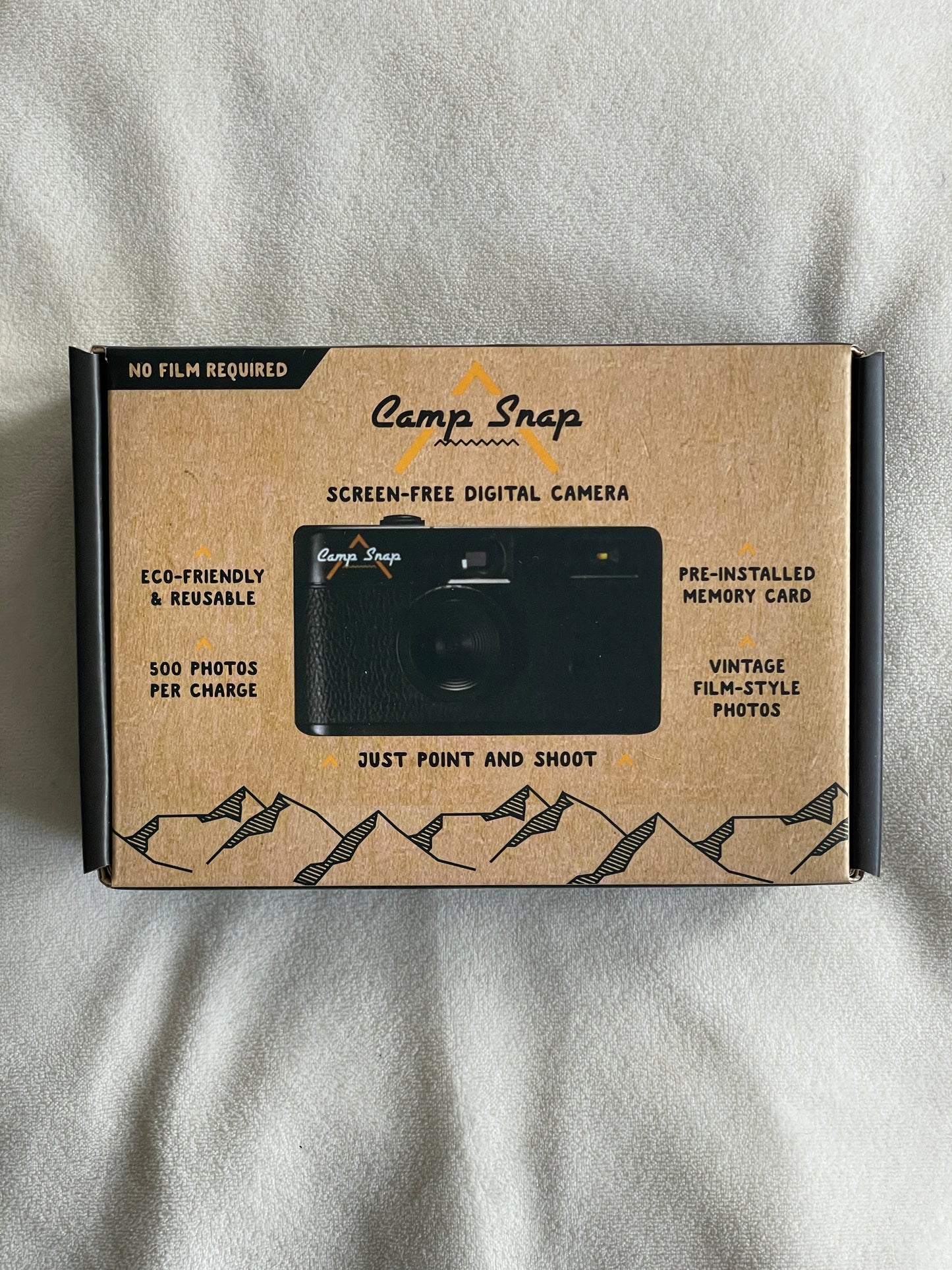 Camp Snap Camera (Screen-Free 8 MP Digital Camera) - Stealth Black