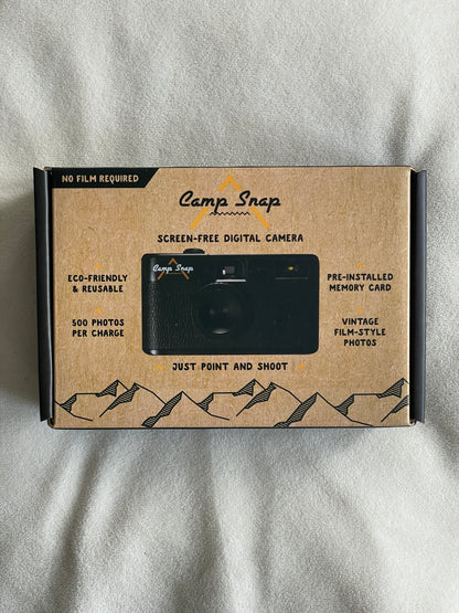 Camp Snap Camera (Screen-Free 8 MP Digital Camera) - Stealth Black