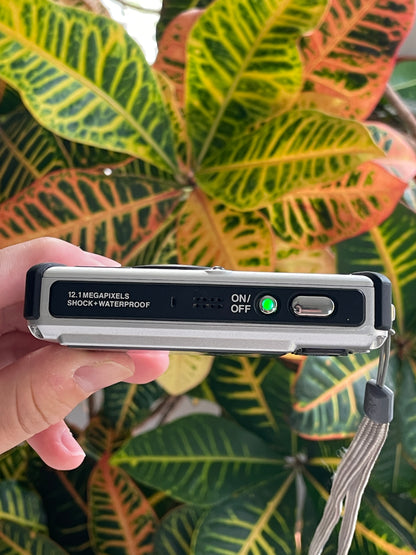 Pentax Optio W80 12.1 MP Digital Camera Bundle - Red Orange